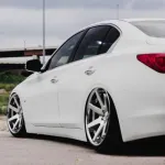 Ravoony Plus Gloss White Car Wrap Q50 Wrap