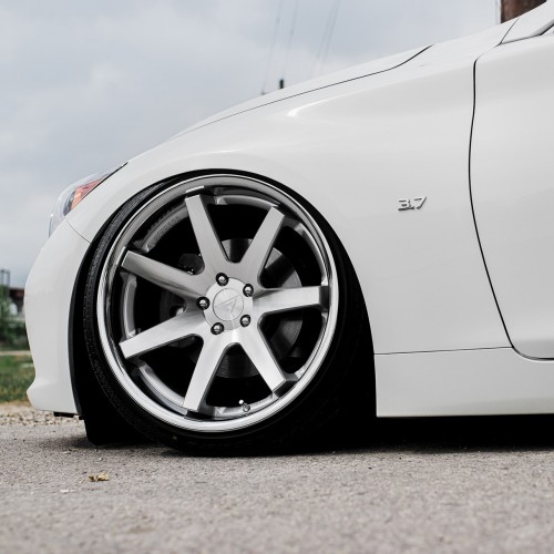 Ravoony Plus PET Gloss White Car Wrap Q50 Wrap