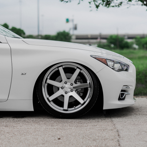 Ravoony Plus PET Gloss White Car Wrap Q50 Wrap