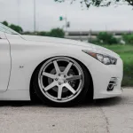Ravoony Plus Gloss White Car Wrap Q50 Wrap