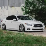 Ravoony Plus Gloss White Car Wrap Q50 Wrap