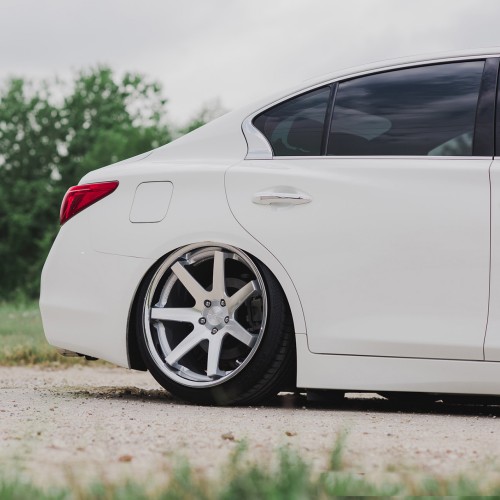 Ravoony Plus PET Gloss White Car Wrap Q50 Wrap