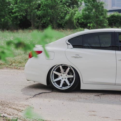 Ravoony Plus PET Gloss White Car Wrap Q50 Wrap