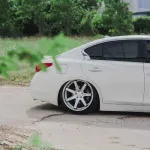 Ravoony Plus Gloss White Car Wrap Q50 Wrap