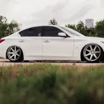 Ravoony Plus Gloss White Car Wrap Q50 Wrap