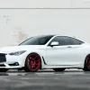 Ravoony Satin White Car Wrap Q60 Wrap
