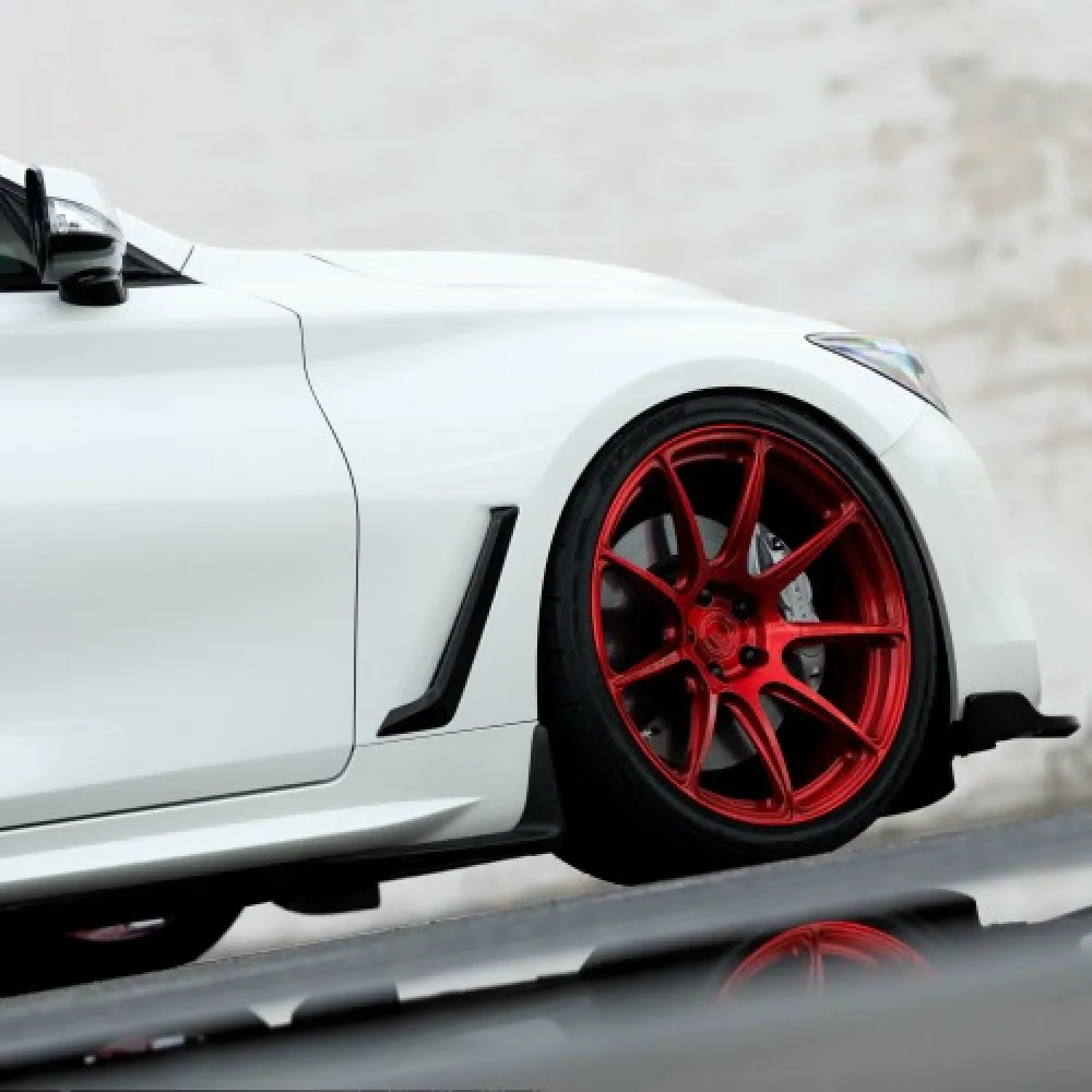 Ravoony Plus Satin White Car Wrap Q60 Wrap