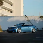 Ravoony Plus Porsche Gloss Neptune Blue Vinyl Car Wrap G37 Wrap