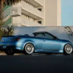Ravoony Plus Porsche Gloss Neptune Blue Vinyl Car Wrap G37 Wrap