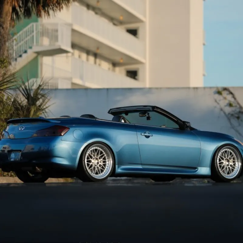 Ravoony Plus Porsche Gloss Neptune Blue Vinyl Car Wrap G37 Wrap