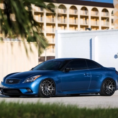 Ravoony Plus PET Shadow Blue Car Vinyl Wrap G37 Wrap 02