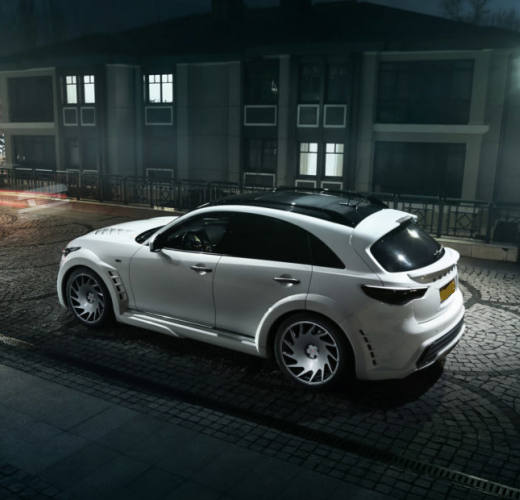 Ravoony Plus Bentley Gloss Ghost White Vinyl Car Wrap QX70 Wrap