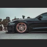 Ravoony Plus Gloss Black Car Wrap Ford Mustang S550 Wrap
