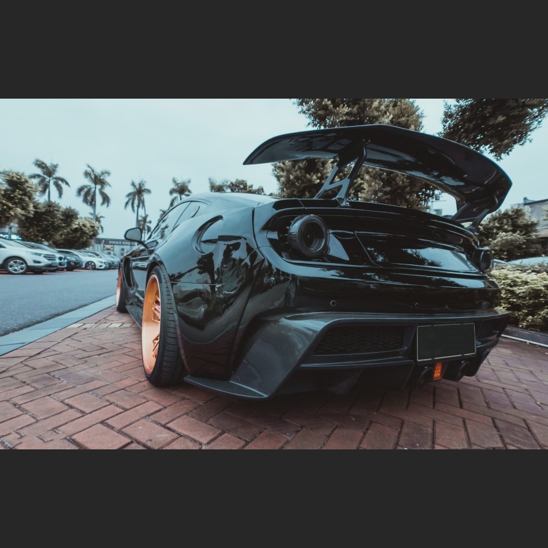 Ravoony Plus Gloss Black Car Wrap Ford Mustang S550 Wrap