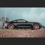 Ravoony Plus Gloss Black Car Wrap Ford Mustang S550 Wrap
