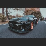 Ravoony Plus Gloss Black Car Wrap Ford Mustang S550 Wrap