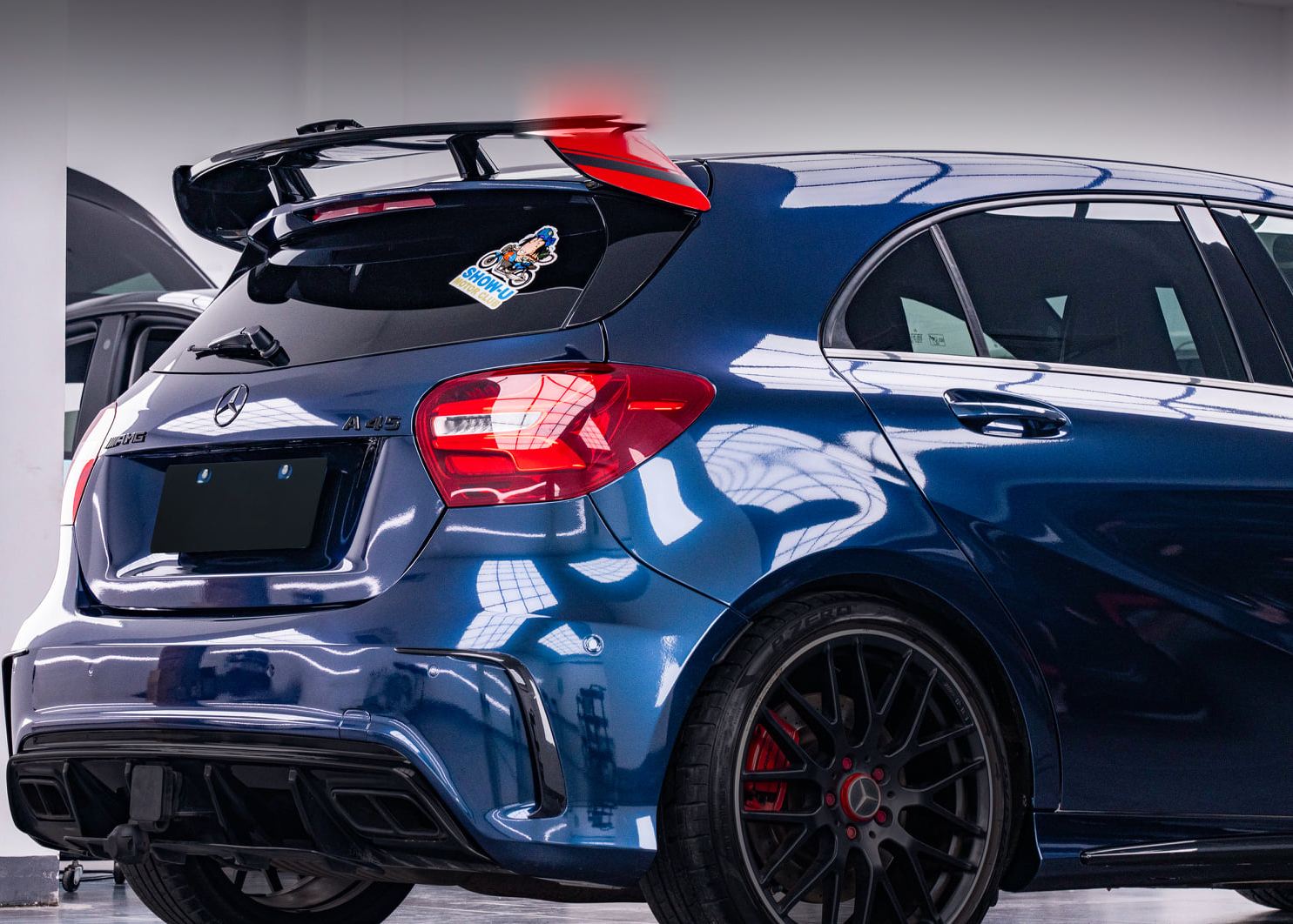 Gloss Midnight Blue Car Vinyl Wrap