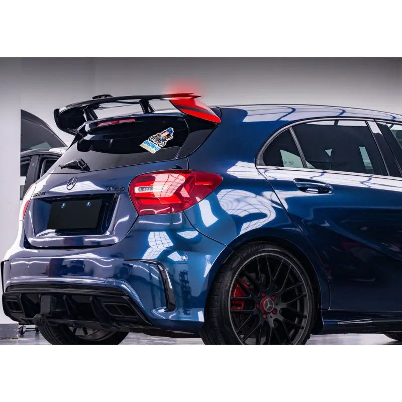 Gloss Midnight Blue Car Vinyl Wrap