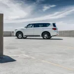 Ravoony Plus Gloss White Car Wrap QX80 Wrap