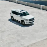 Ravoony Plus Gloss White Car Wrap QX80 Wrap