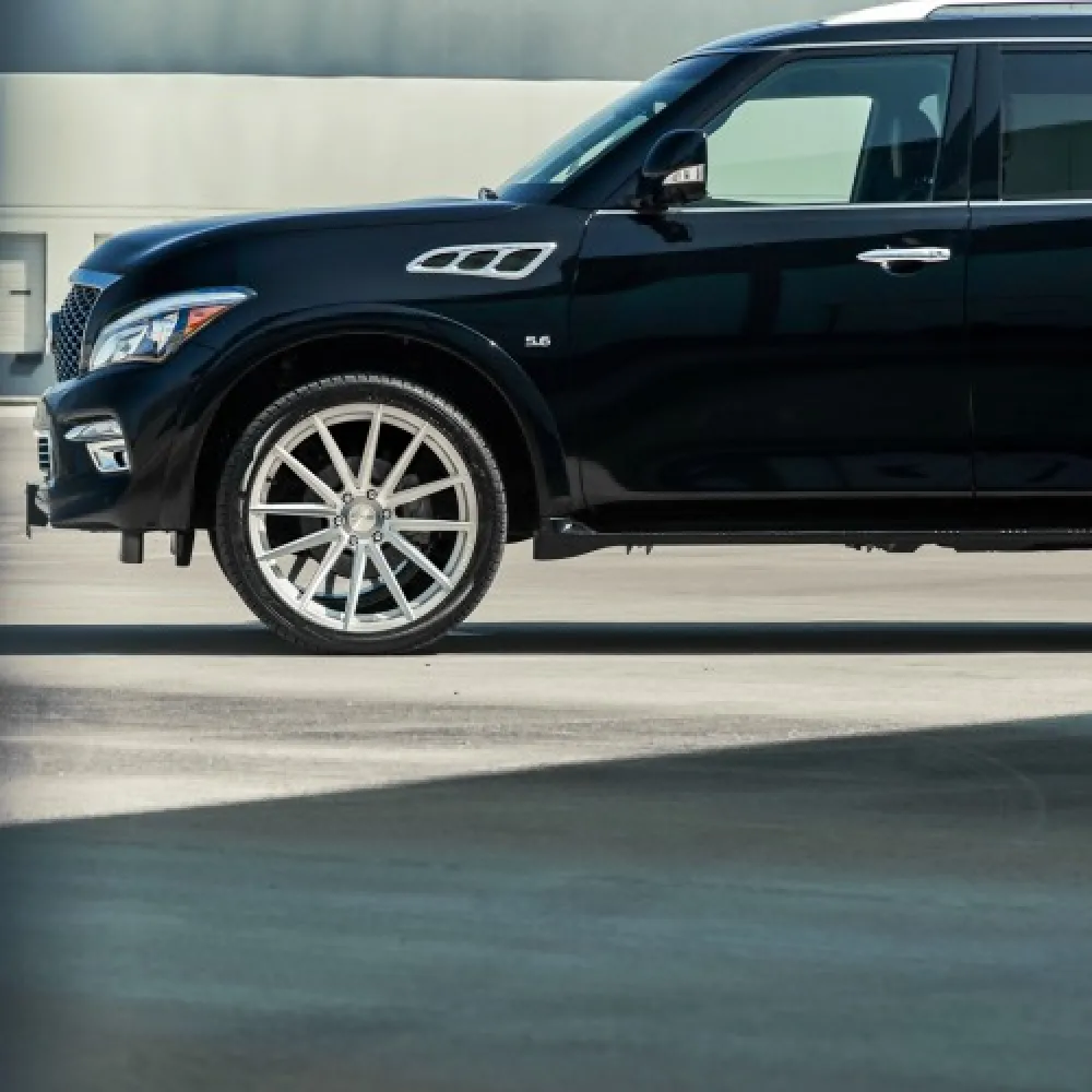 Ravoony Plus Glossy Metal Paint Black Car Wrap QX56 Wrap