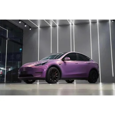Ravoony Maserati Gloss Love Audacious Purple Car Vinyl Wrap
