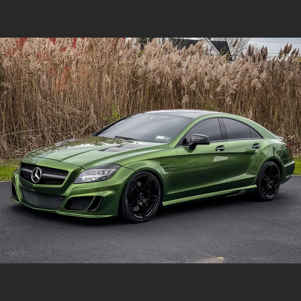 Best Ravoony Metallic Mamba Green Car Vinyl Wrap - ravoony.com