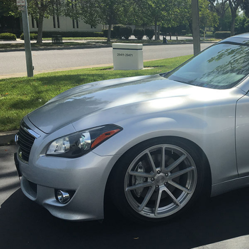 Ravoony Plus Ultimate Flat Silver Car Vinyl Wrap M45 Wrap