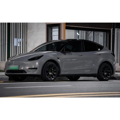 Ravoony Plus BMW Gloss Bernina Grey Car Vinyl Wrap 02