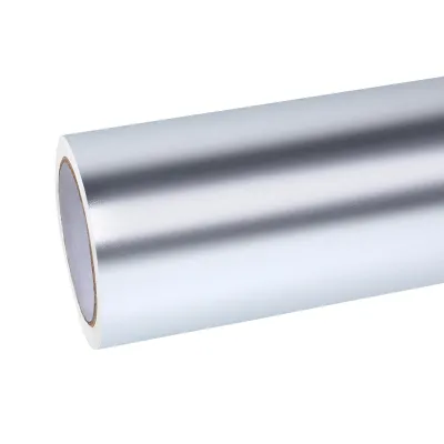 Ravoony Plus Matte Chrome Alexander Silver Metallic Vinyl Wrap 01