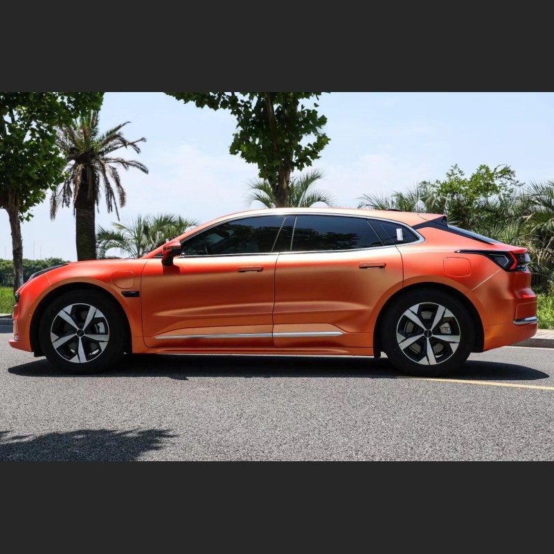 Ravoony Plus Matte Diamond Gold Orange Car Wrap