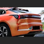 Ravoony Plus Matte Diamond Gold Orange Car Wrap
