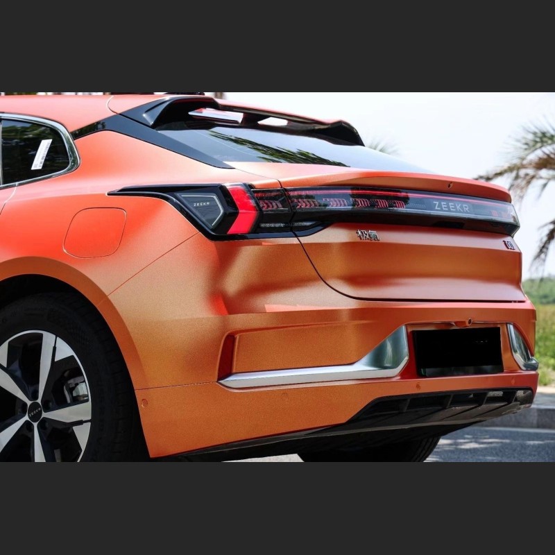 Ravoony Plus Matte Diamond Gold Orange Car Wrap