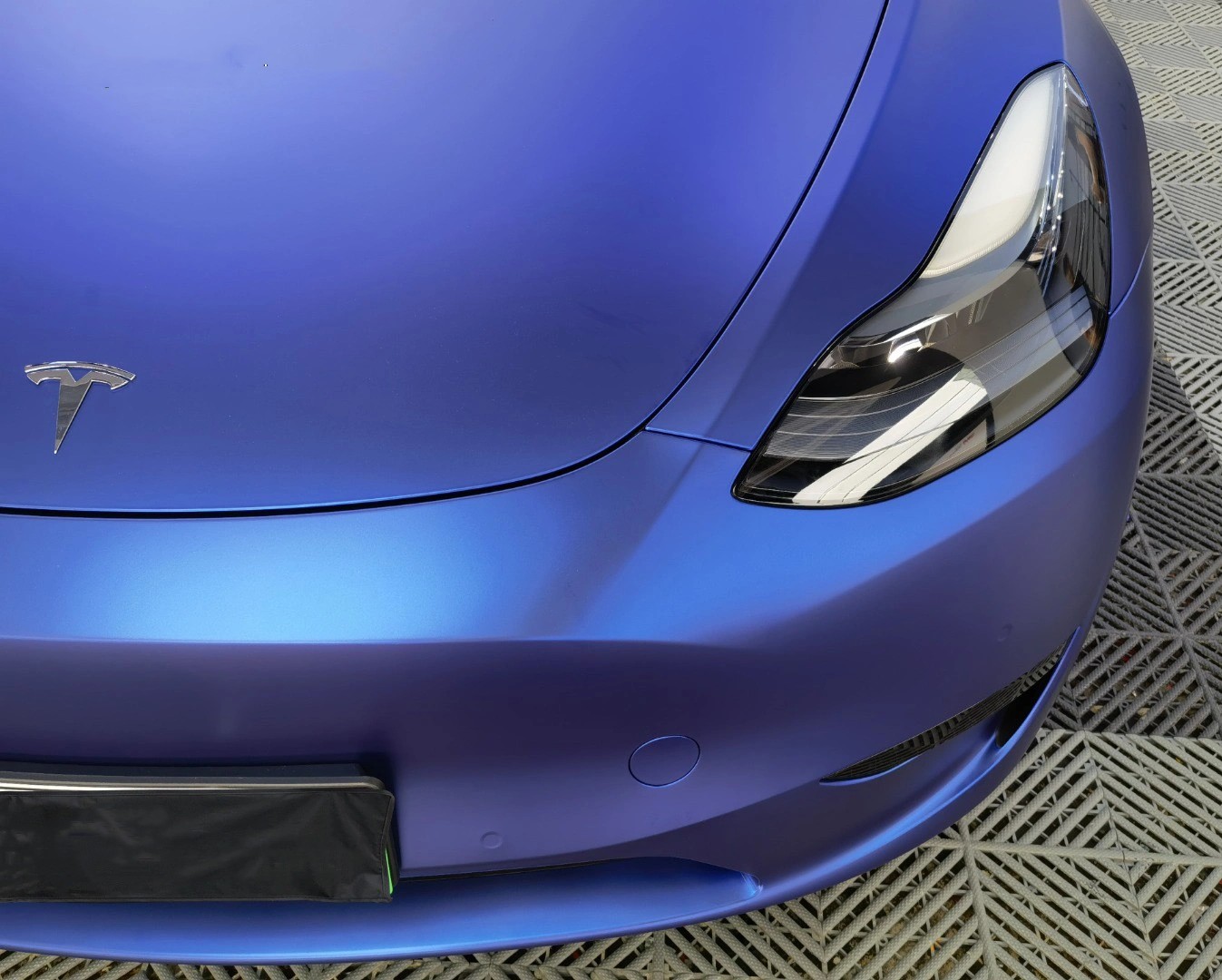 Ravoony Plus Ultra Matte Blueberry Dark Blue Vinyl Wrap