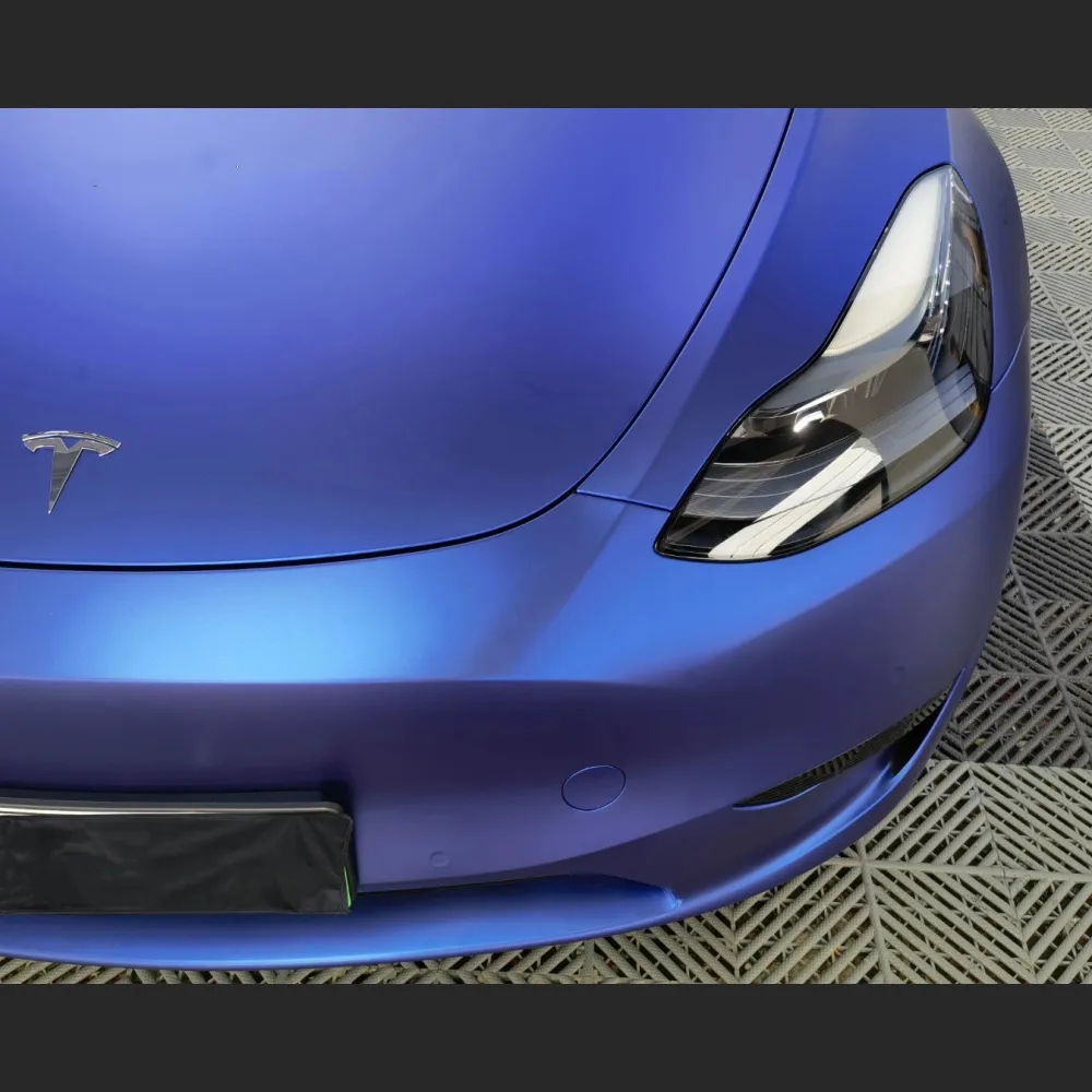 Ravoony Plus Ultra Matte Blueberry Dark Blue Vinyl Wrap
