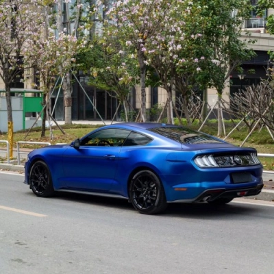 Ravoony Plus Gloss Navarra Blue Vinyl Car Wrap Mustang Vinyl Wrap 02