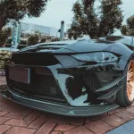 Ravoony Plus Gloss Black Car Wrap Mustang Vinyl Wrap