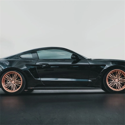 Ravoony Plus Gloss Black Car Wrap Mustang Vinyl Wrap 02