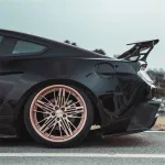 Ravoony Plus Gloss Black Car Wrap Mustang Vinyl Wrap