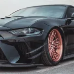Ravoony Plus Gloss Black Car Wrap Mustang Vinyl Wrap