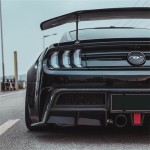 Ravoony Plus Gloss Black Car Wrap Mustang Vinyl Wrap