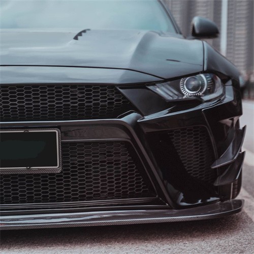 Ravoony Plus Gloss Black Car Wrap Mustang Vinyl Wrap