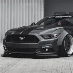 Ravoony Plus Gloss Gunmetal Grey Vinyl Wrap Mustang Vinyl Wrap