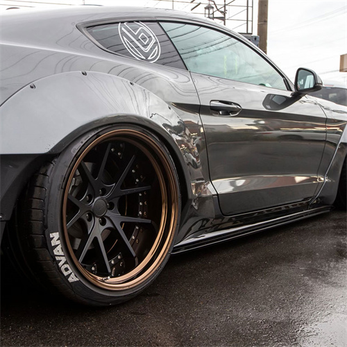 Ravoony Plus Gloss Gunmetal Grey Vinyl Wrap Mustang Vinyl Wrap