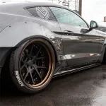 Ravoony Plus Gloss Gunmetal Grey Vinyl Wrap Mustang Vinyl Wrap