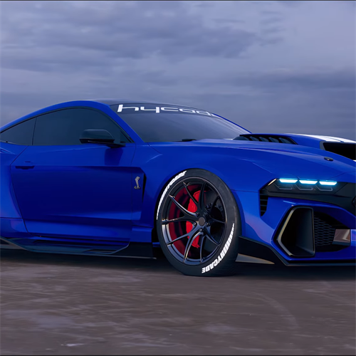 Ravoony Plus Gloss Metallic Blueberry Blue Vinyl Car Wrap Mustang Vinyl Wrap