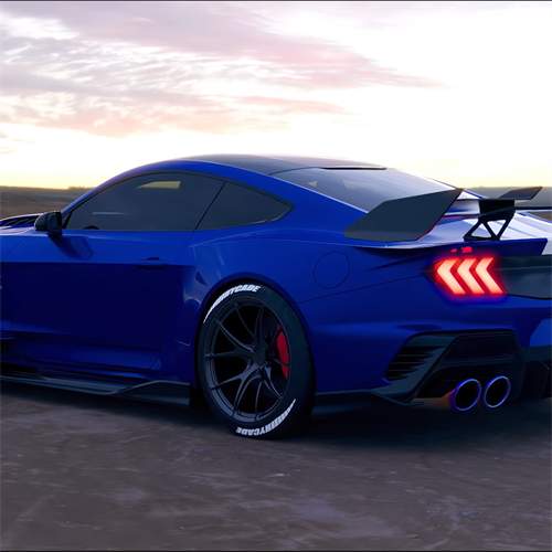 Ravoony Plus Gloss Metallic Blueberry Blue Vinyl Car Wrap Mustang Vinyl Wrap