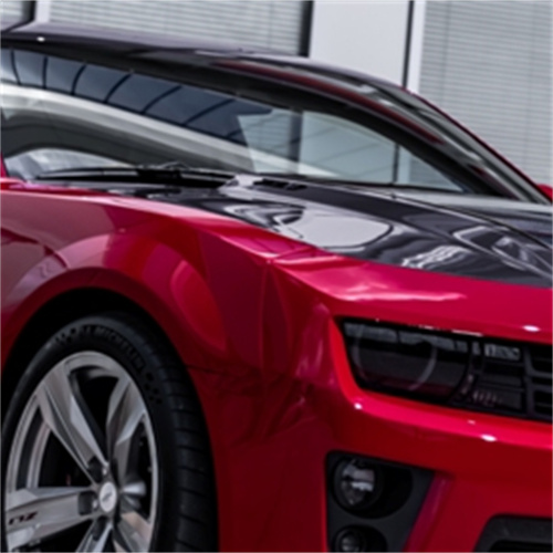 Ravoony Plus Gloss Metallic Vampire Red Vinyl Car Wrap Camaro Wrap