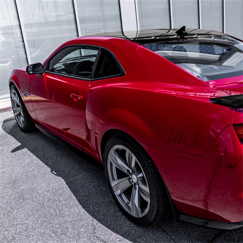 Ravoony Plus Gloss Metallic Vampire Red Vinyl Car Wrap Camaro Wrap