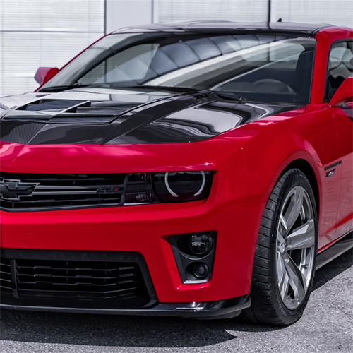 Ravoony Plus Gloss Metallic Vampire Red Vinyl Car Wrap Camaro Wrap